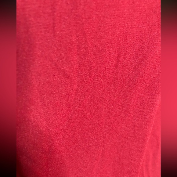 Sheer red button up shirt - Picture 4 of 8